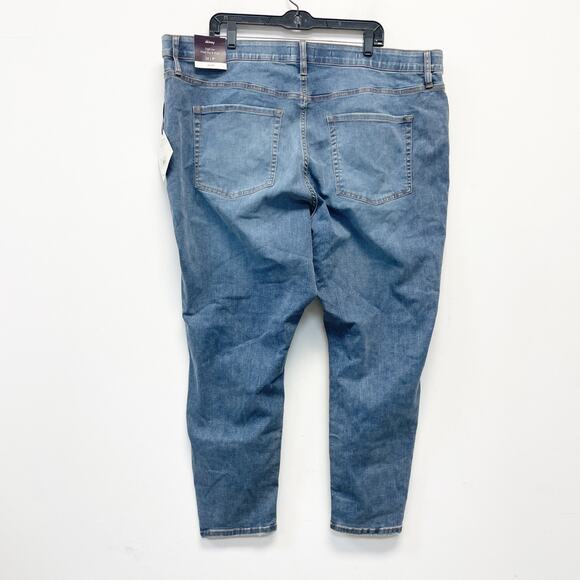 Ava & Viv Women's High-Rise Skinny Jeans Medium Wash Stretch Size 24 - Picture 3 of 7